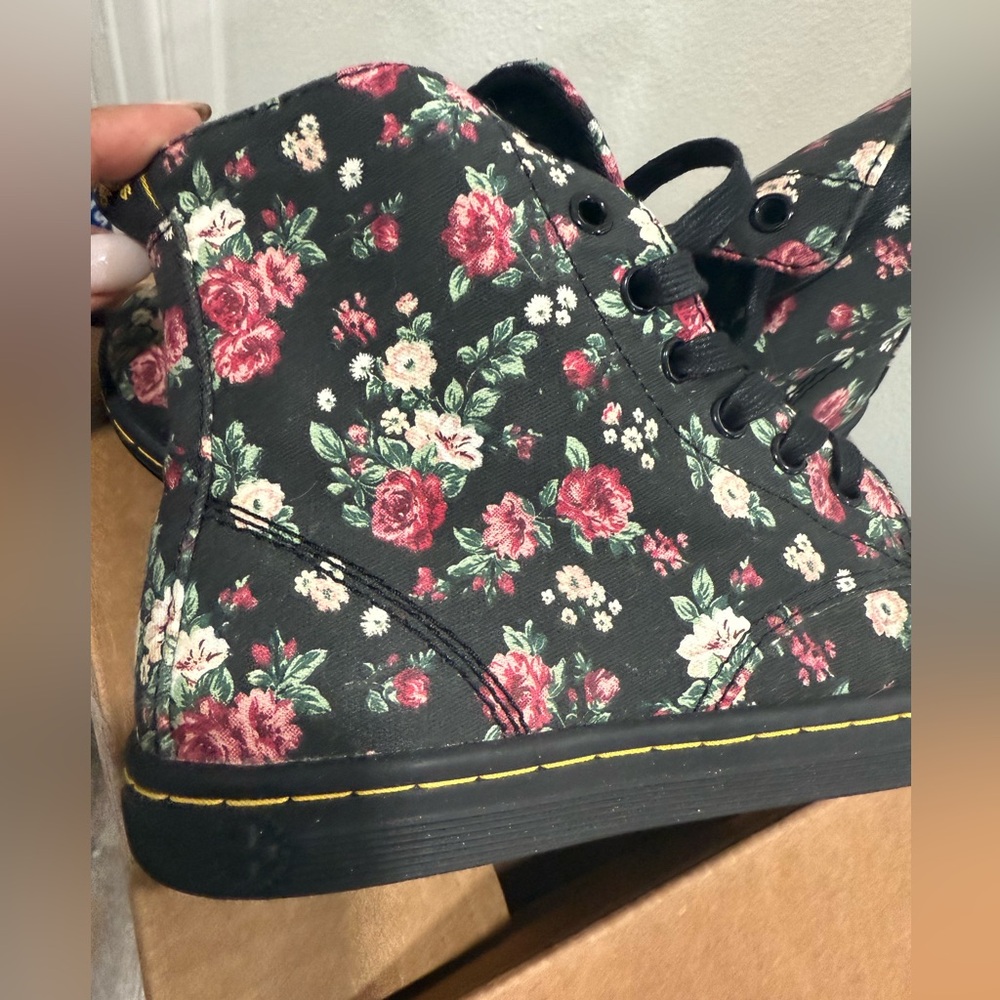Dr. Martens floral boots